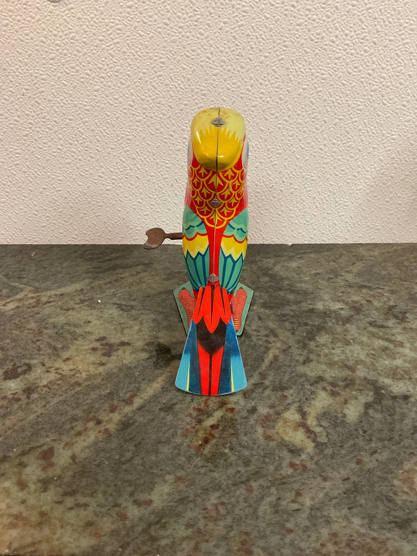 Large red Parrot-Litho 1960’s