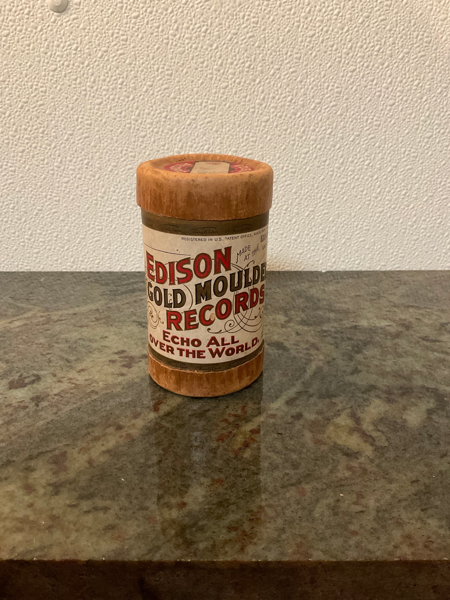 Edison Gold Moulded Records - Phonograph Cylinder