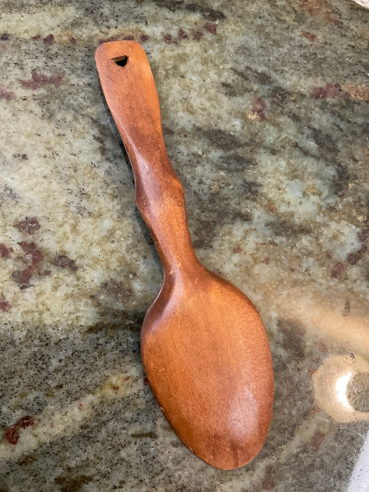 Vintage Hand Carved Spoon