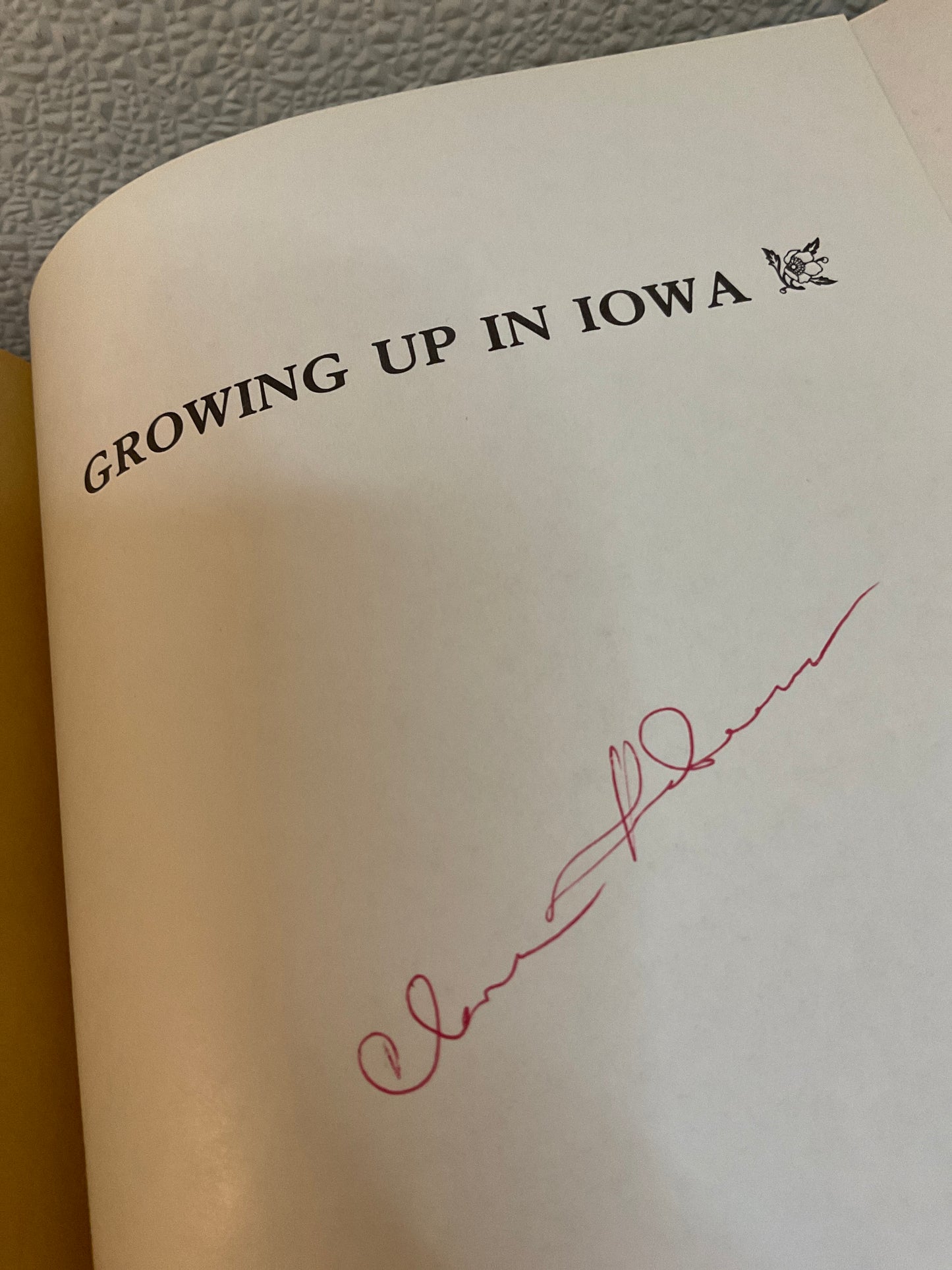 Growing Up In Iowa: Reminiscences Of 14 Authors Signed Book