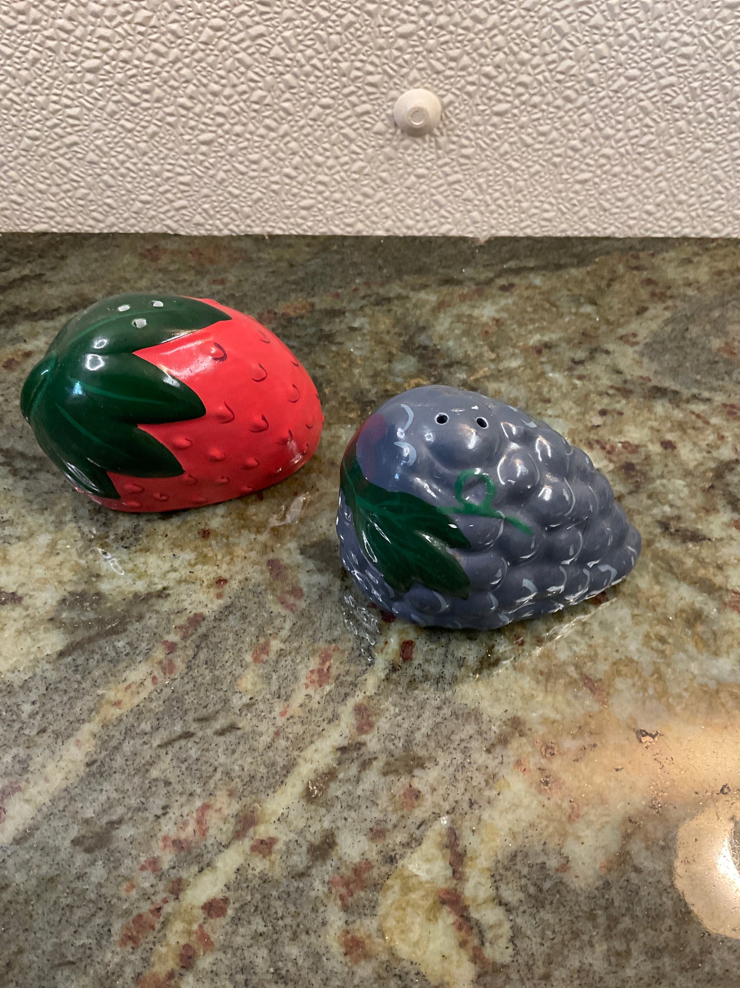 Ceramic Fruit Salt & Pepper Shakers