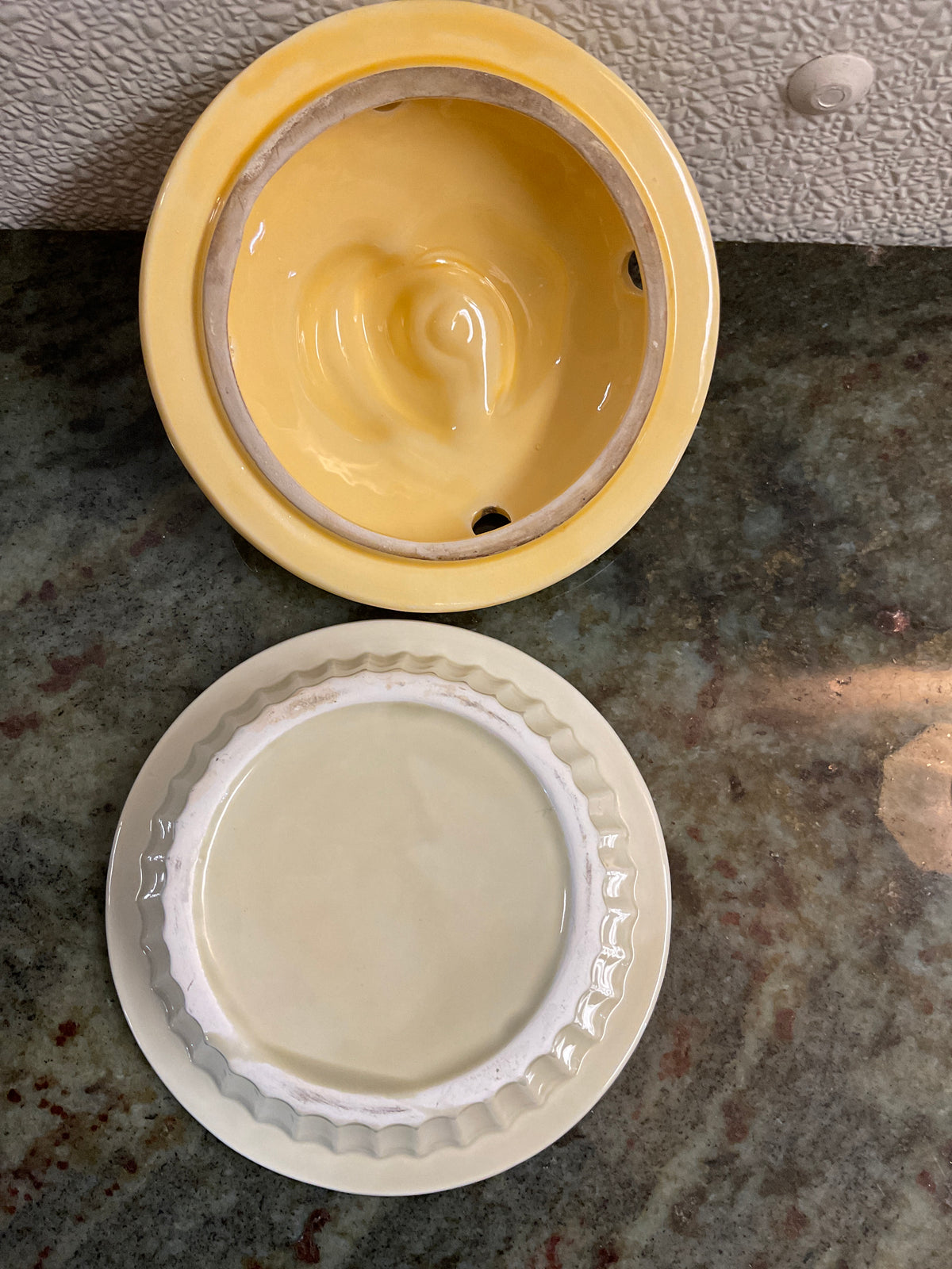 Ceramic Peach Potpourri Dish