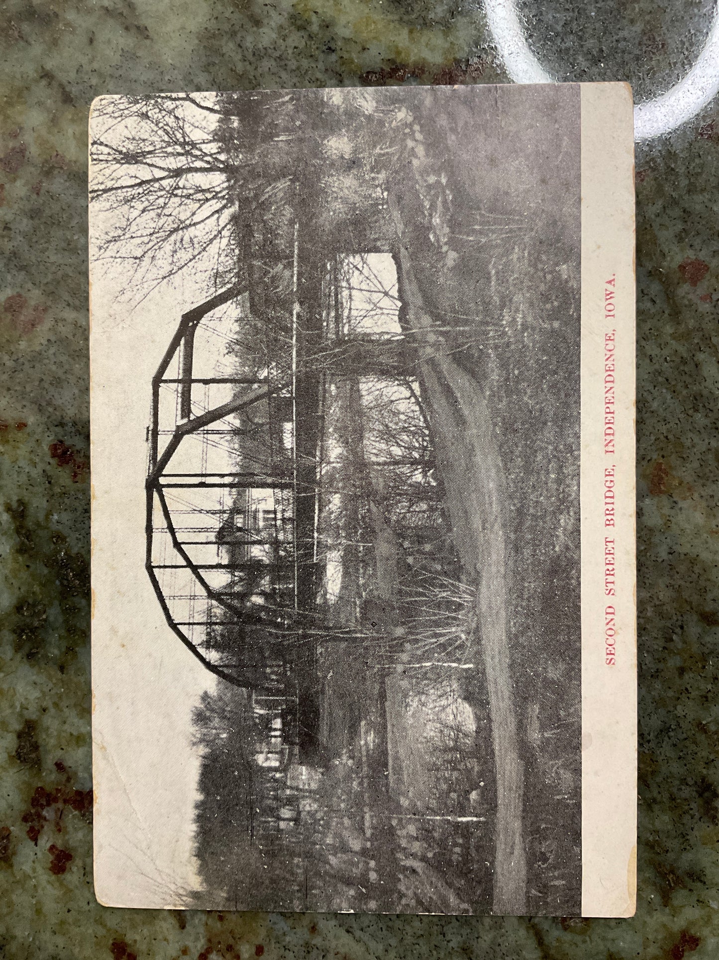 Second Street Iron Bridge Indep. IA 1909