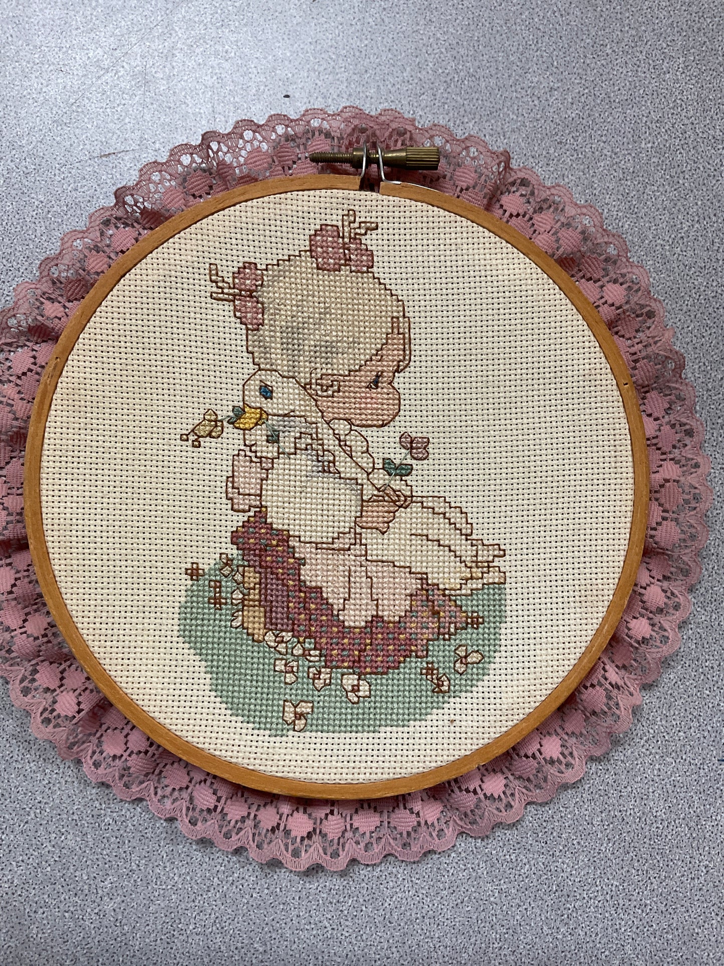 Vintage Hand Stitched Precious Moments
