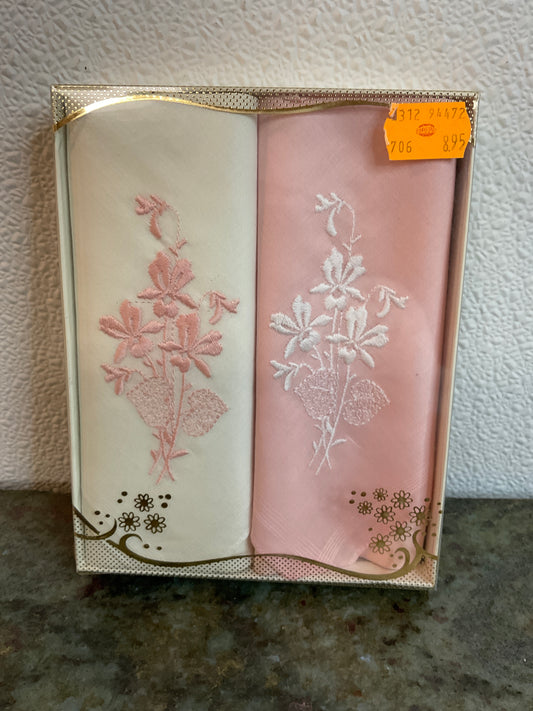 Vintage Embroidery Hankerchief