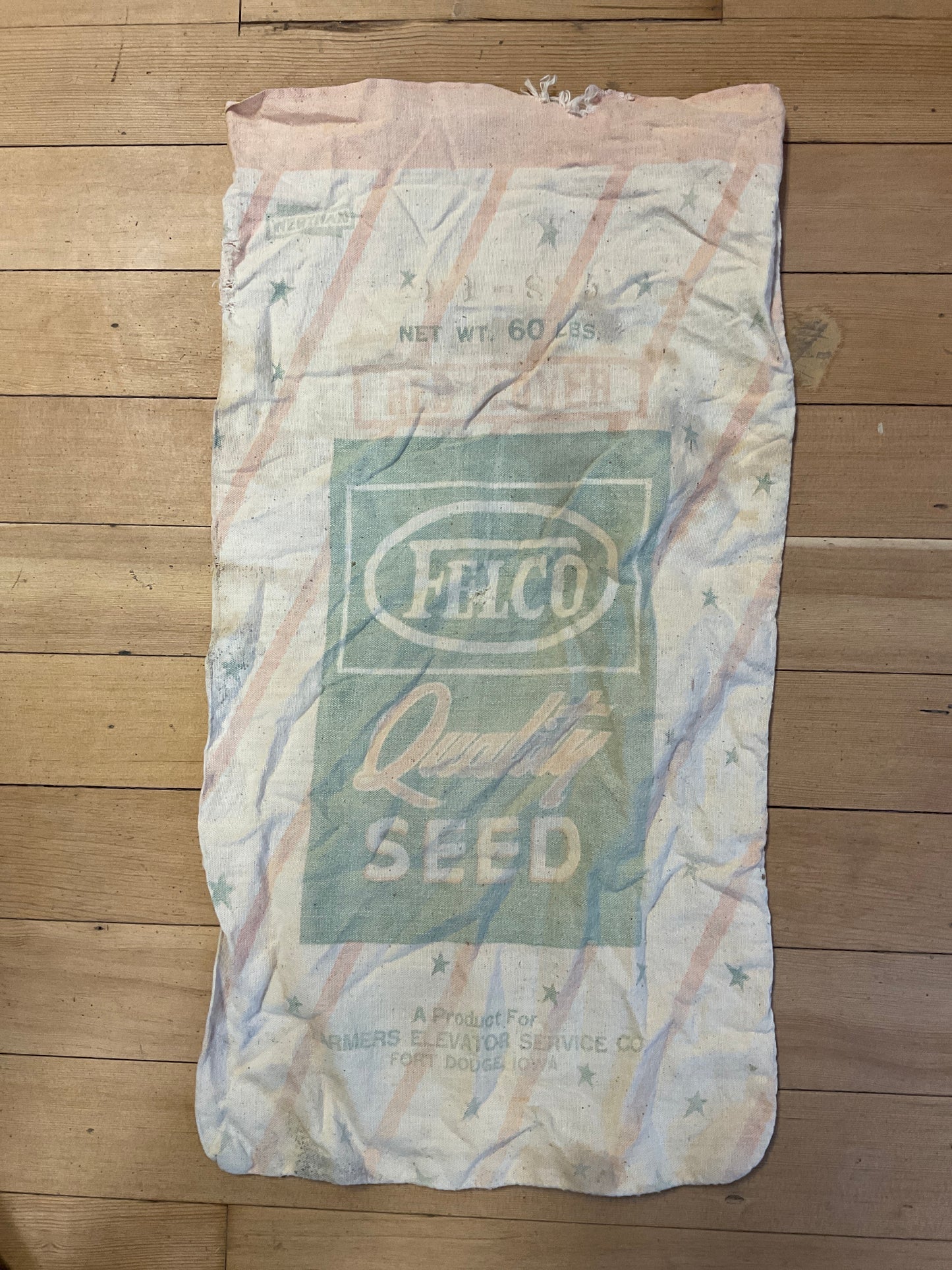 Vintage Felco Feed Sack