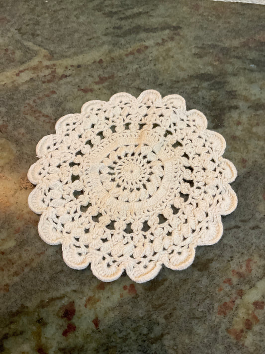 4.75” Round Scalloped Doily