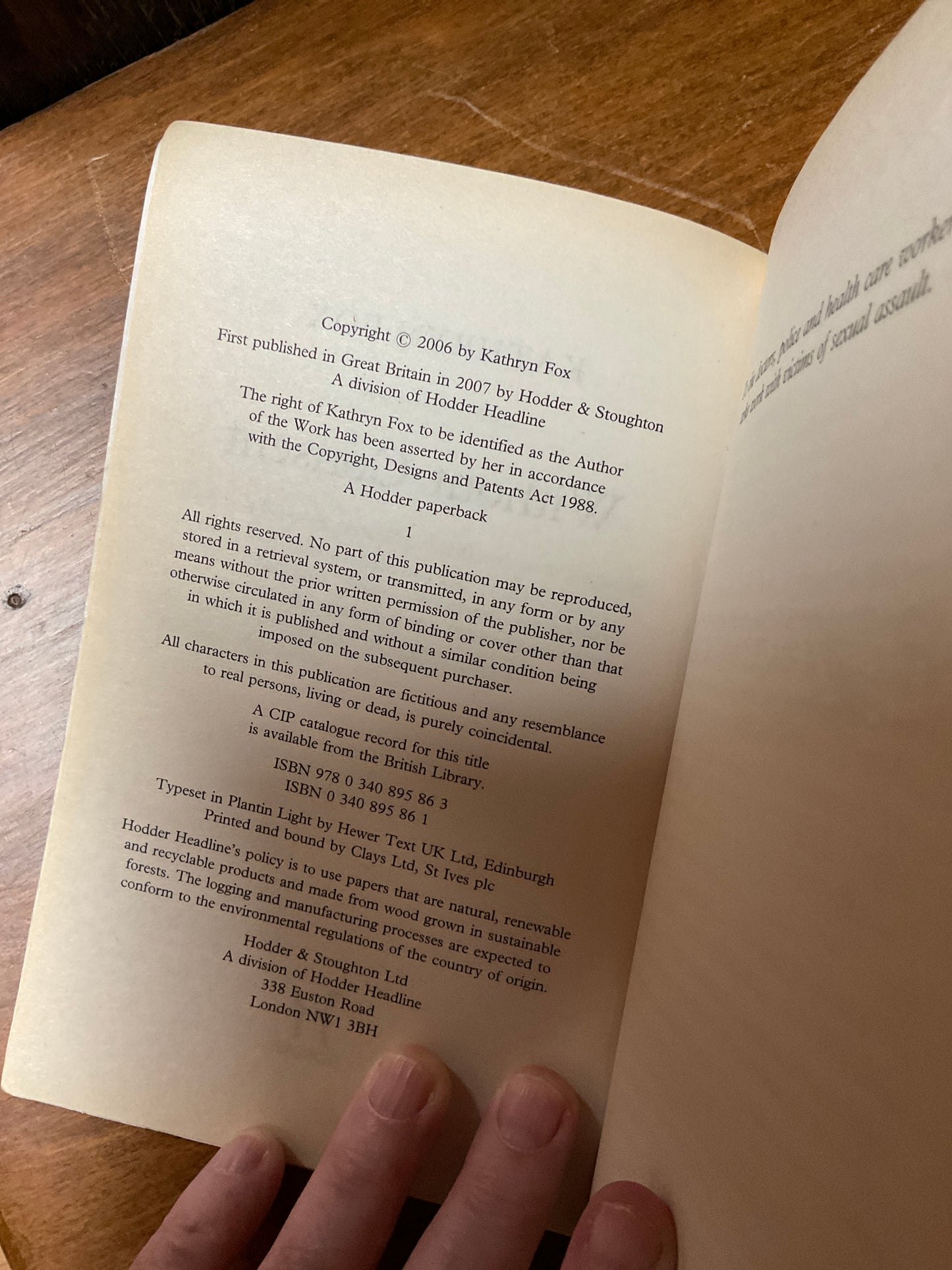 Book Without Consent 2007