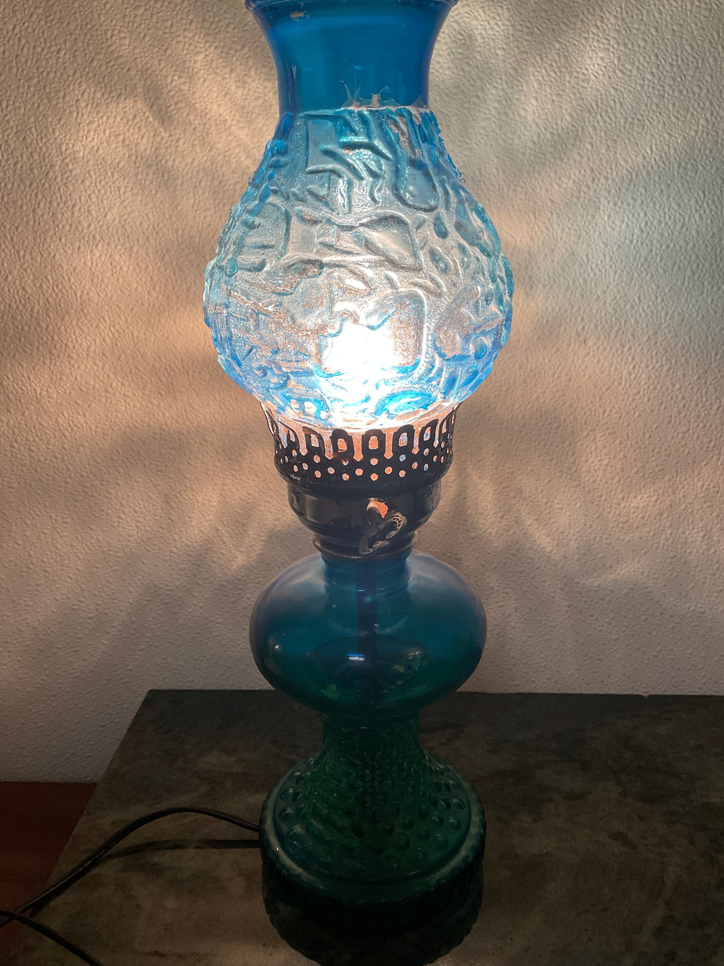Vintage Hurricane Lamp