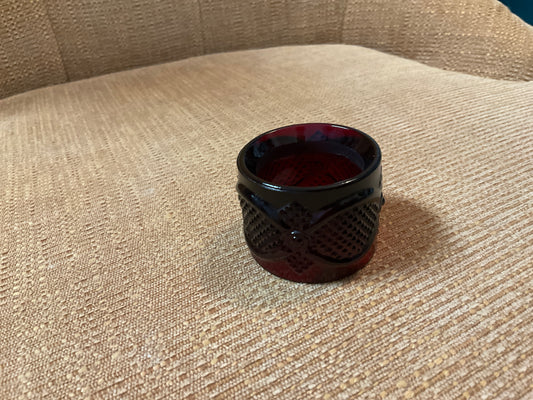 Avon Ruby Red Napkin Ring