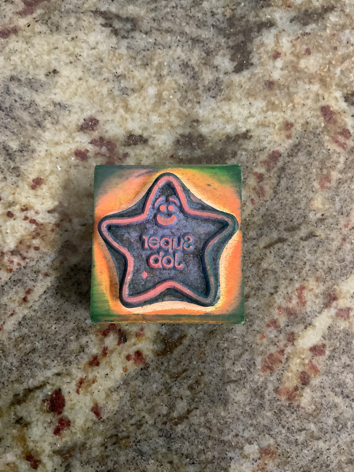 “Super Job” Stamp