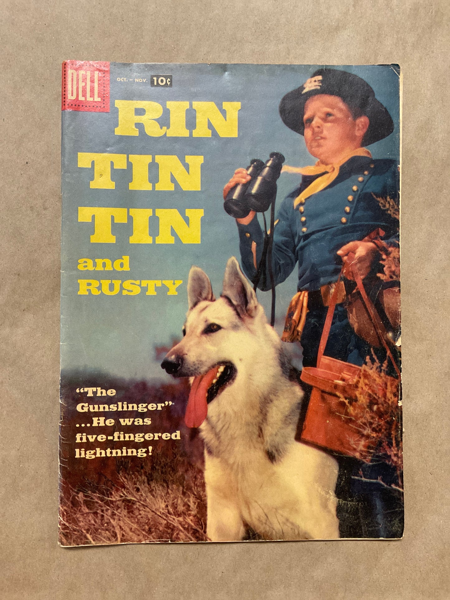 Vintage Rin Tin Tin And Rusty Oct. - Nov. 1957 Comic Book