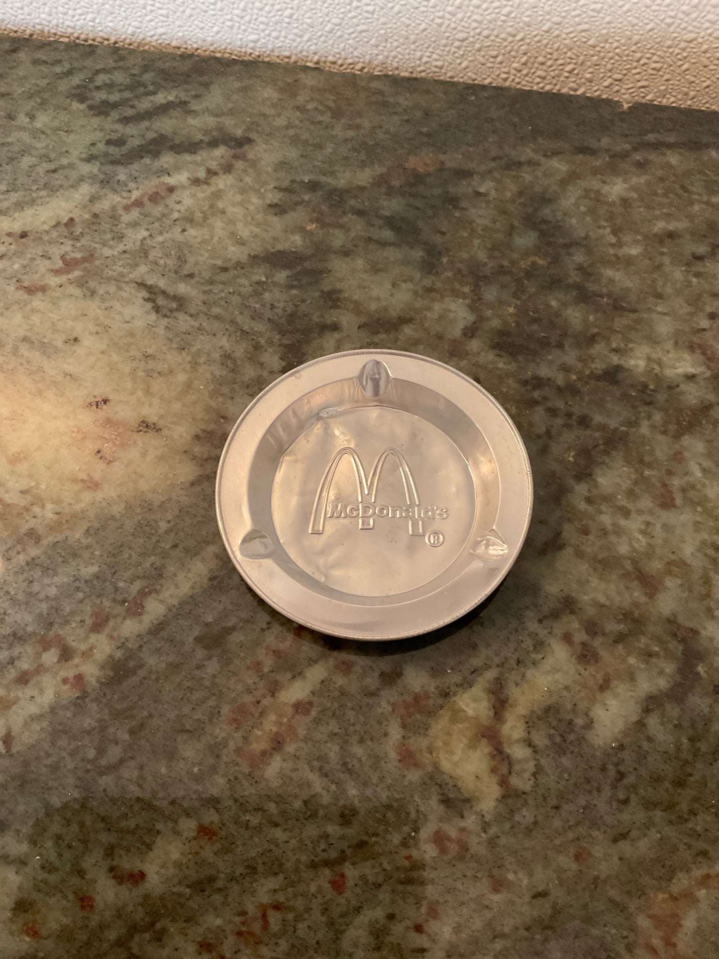 Vintage Aluminum McDonald’s Ash Tray