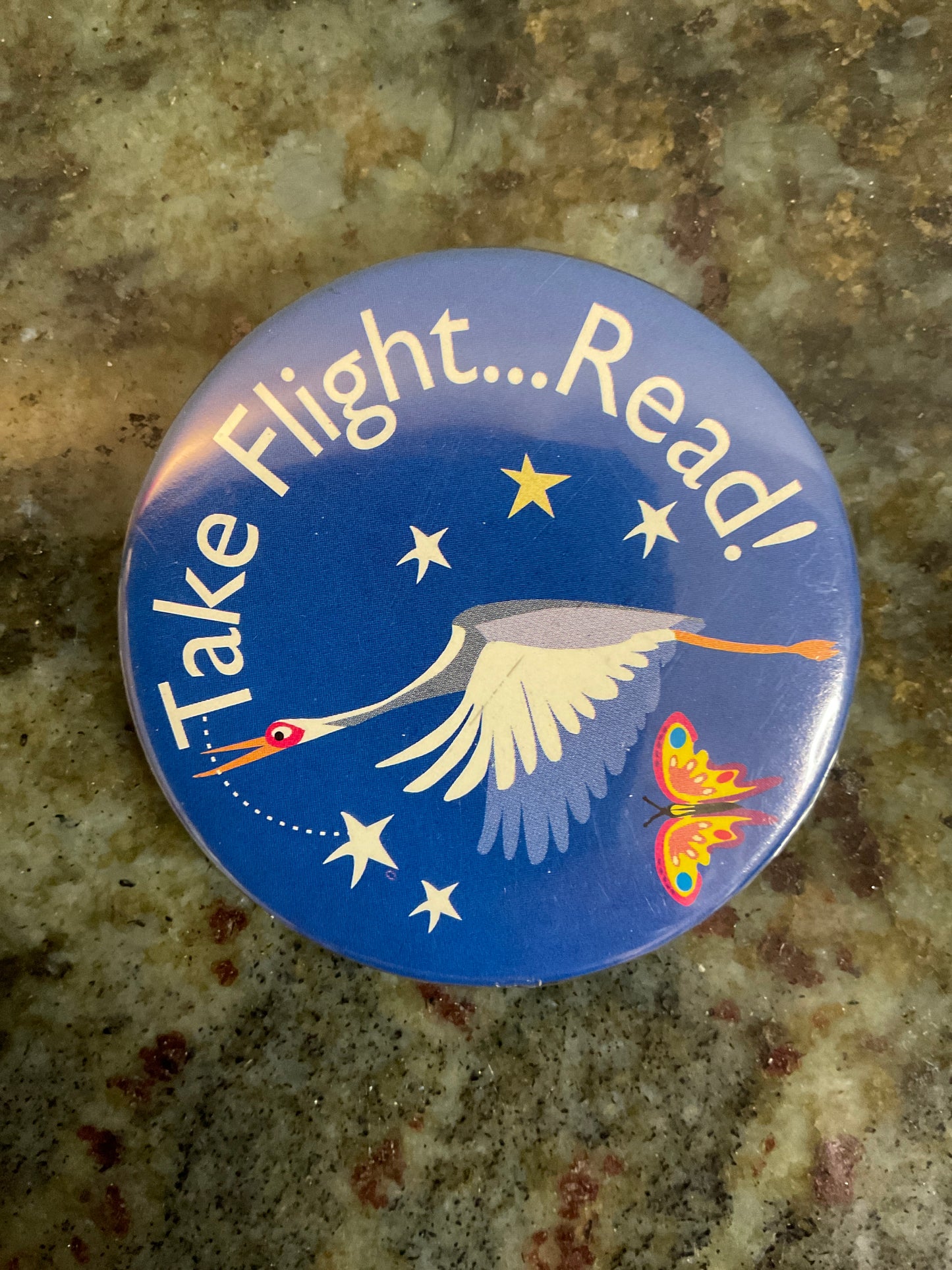 “Take Flight ….. Read”. Button