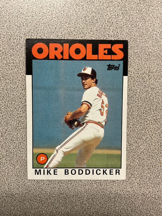 Baseball Card Mike Boddicker