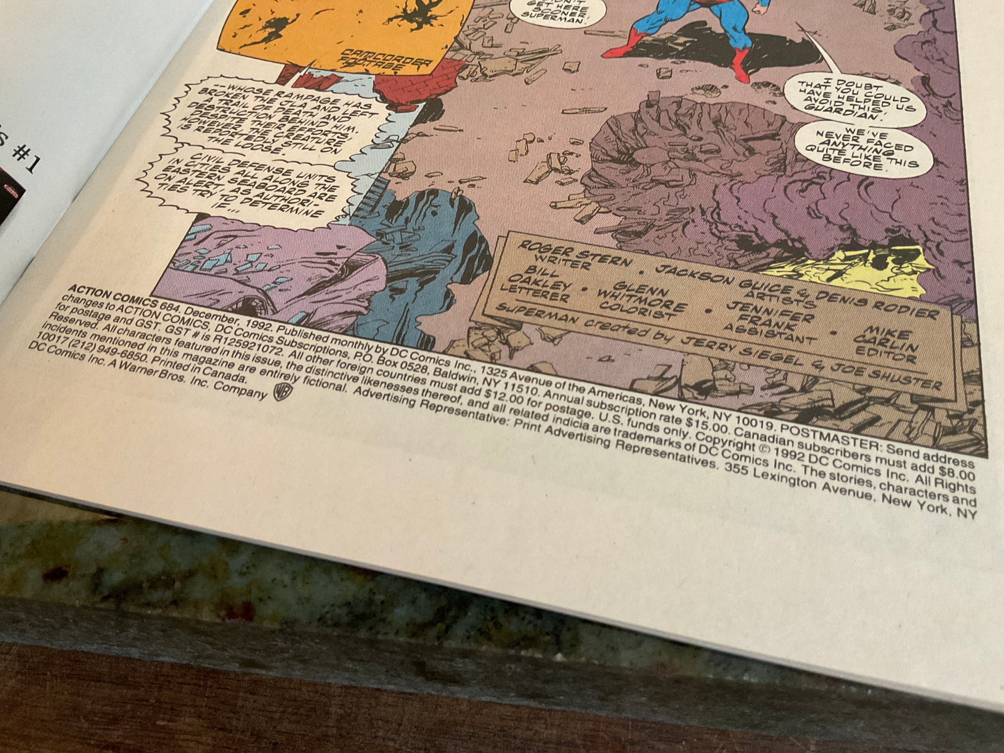1992 Action Comic #684