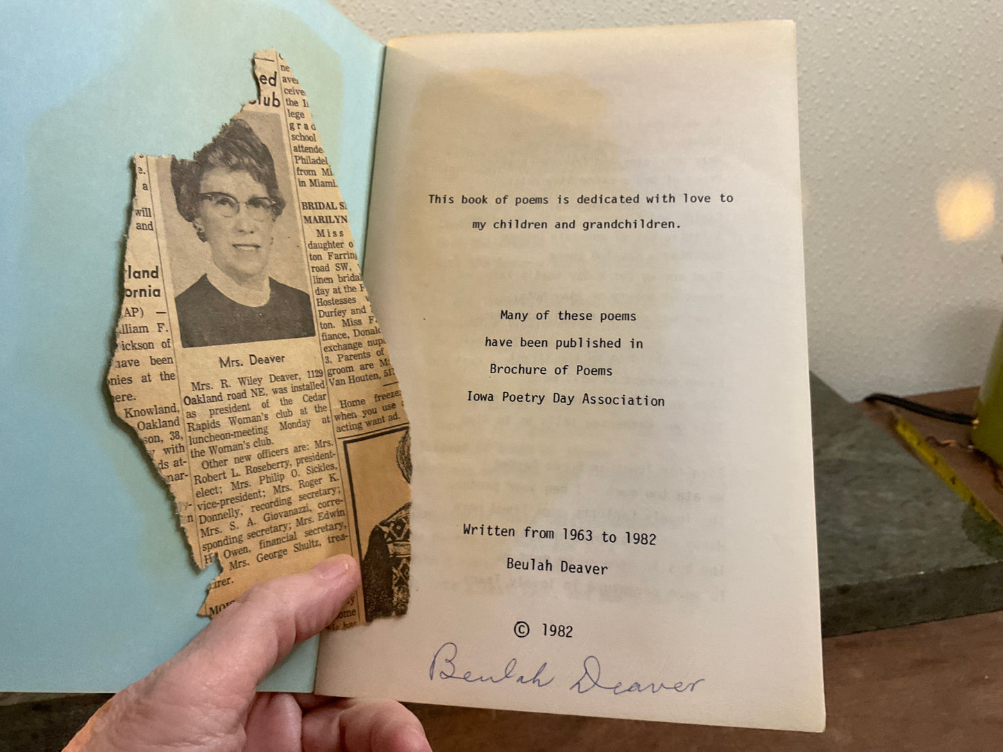 Book Reflections 1982