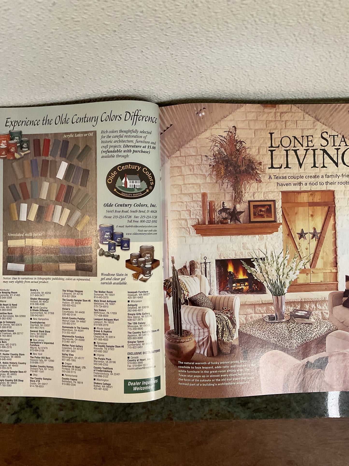 Country Sampler April 2001