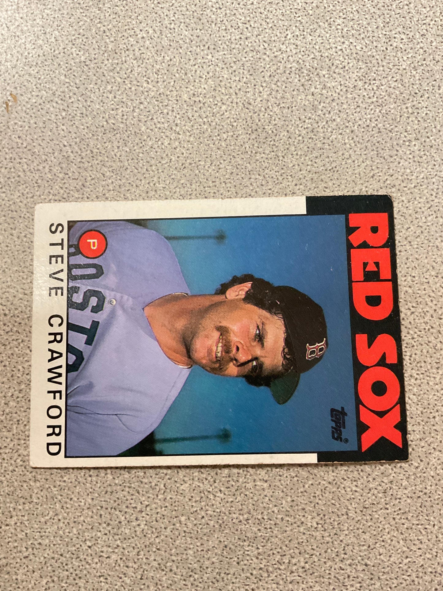 Baseball Card Steve Crawford