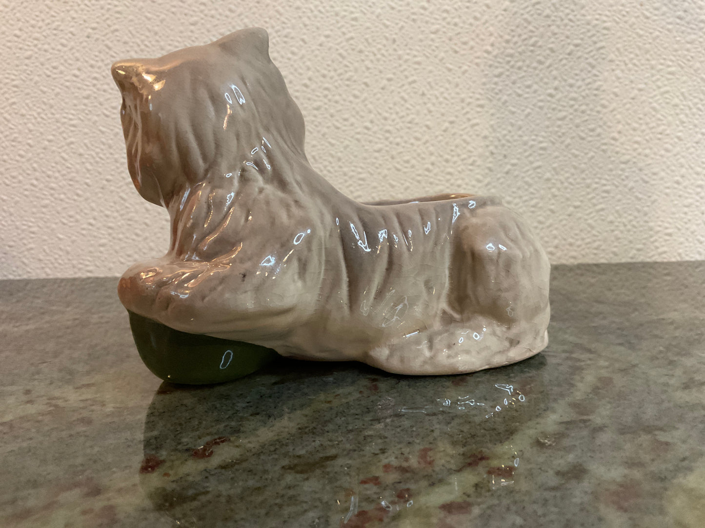 Vintage Ceramic Small Persian Cat Planter