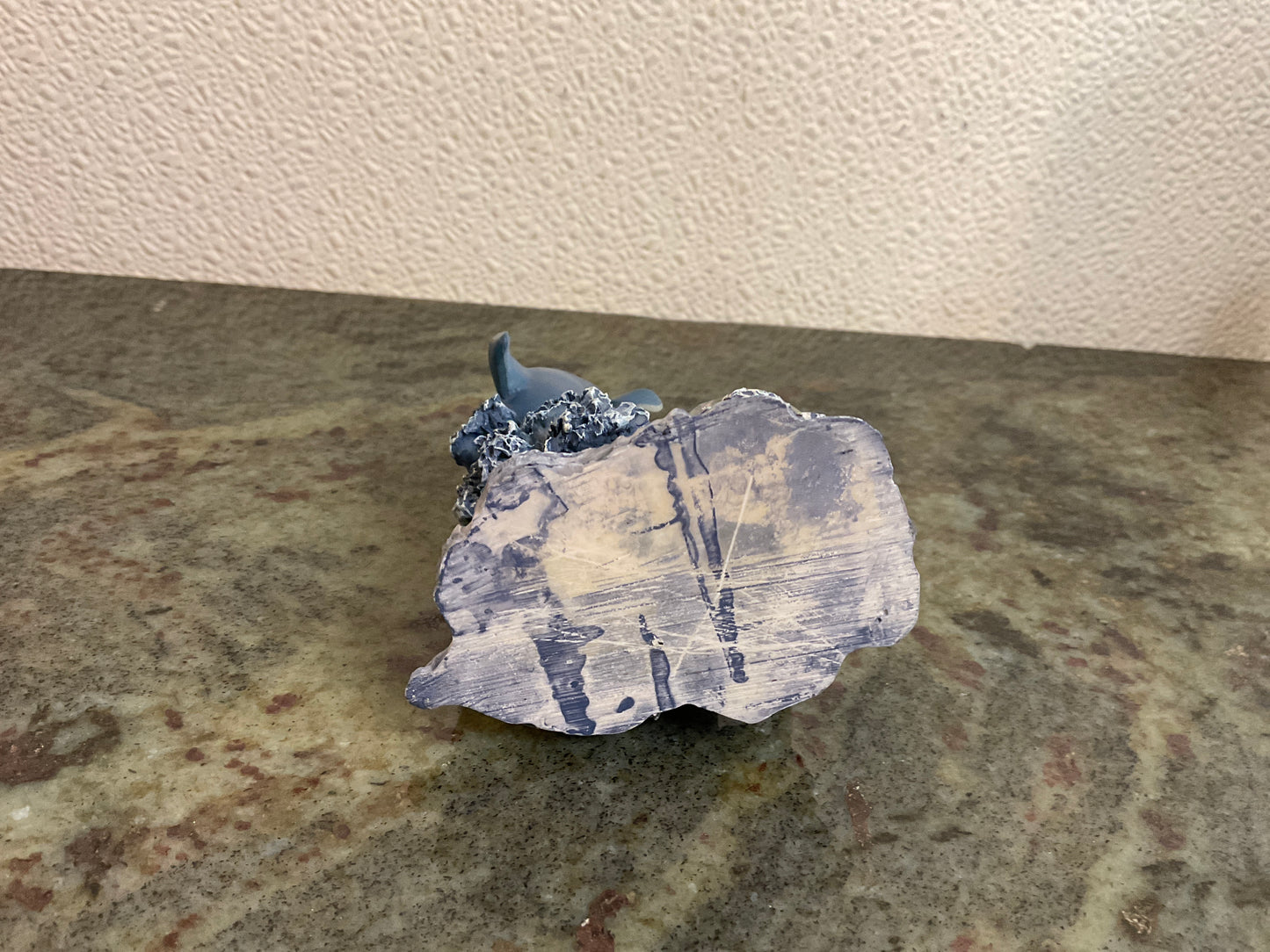 Resin Dolphin With Plastic Crystal