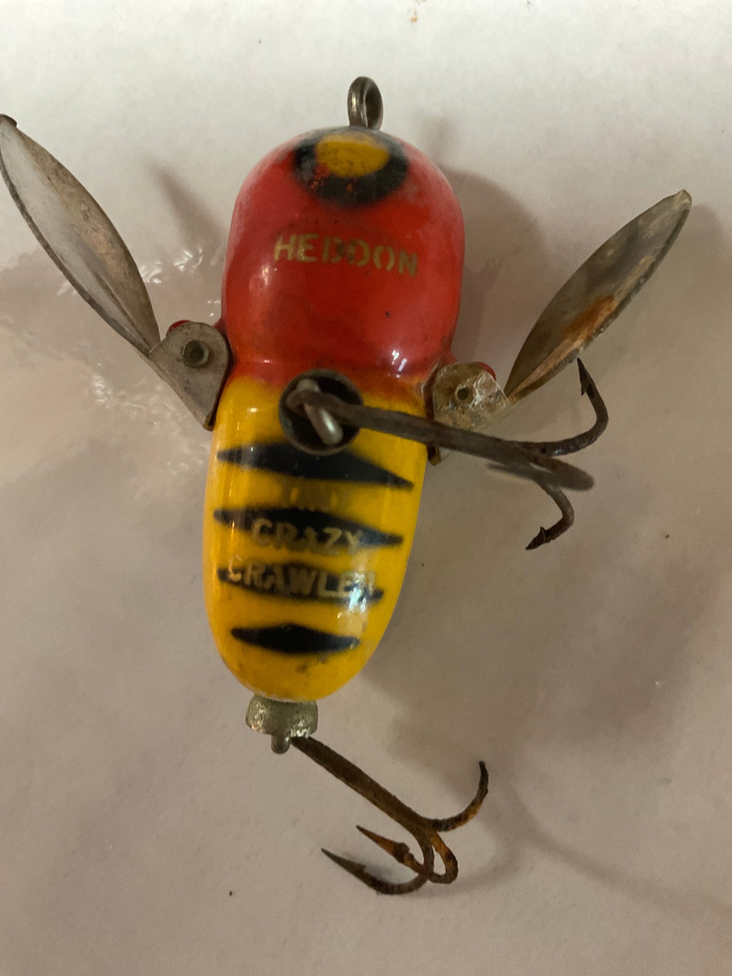 Vtg Heddon Tiny Crazy Crawler