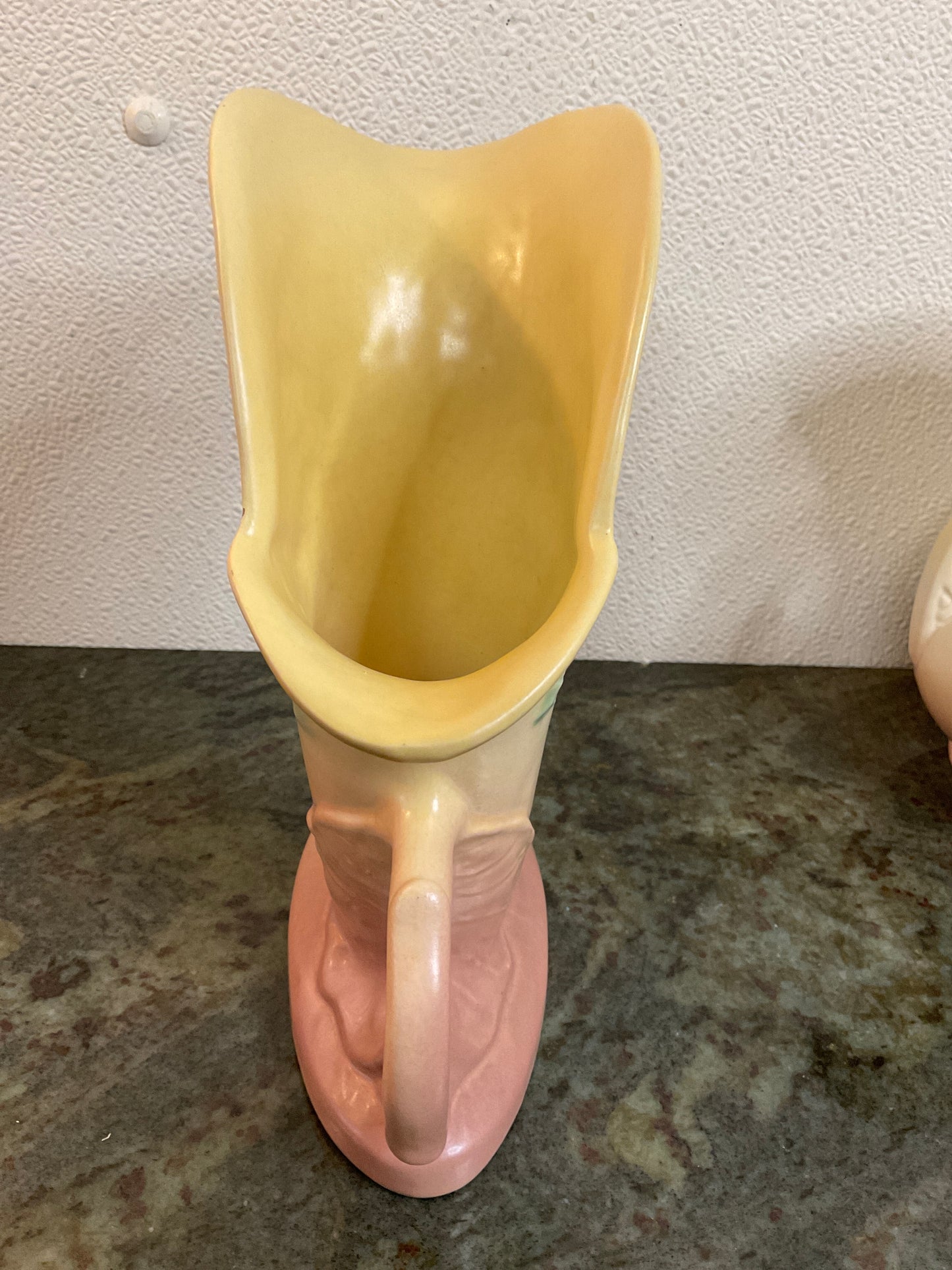 1940’s Hull Art Pottery Cornucopia Vase