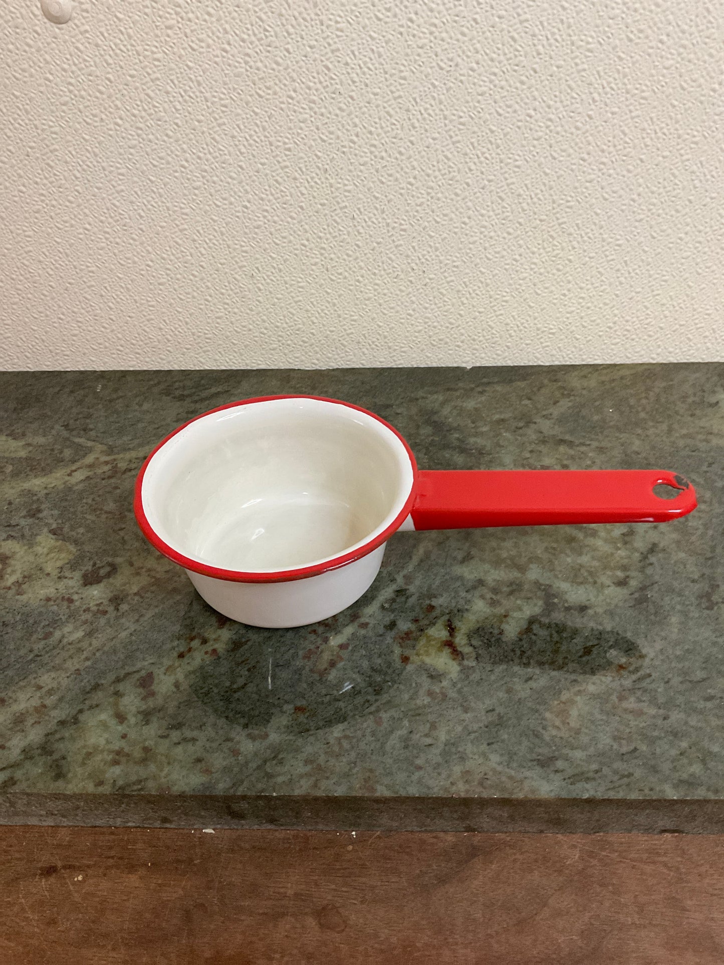 Vintage Enamelware Saucepan Small