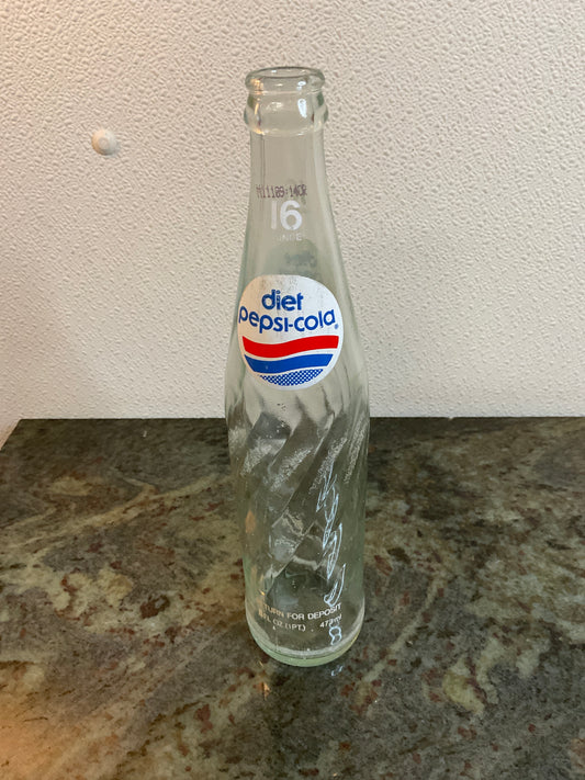 Diet Pepsi Swirl Bottle