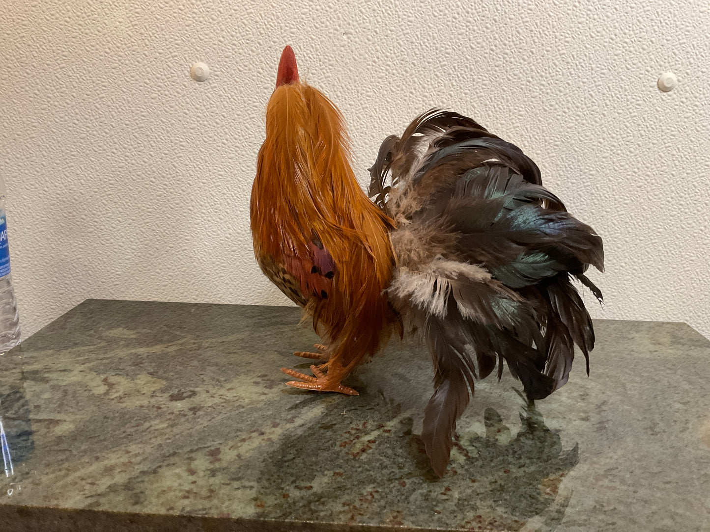 Antique Primitive Feathered Rooster