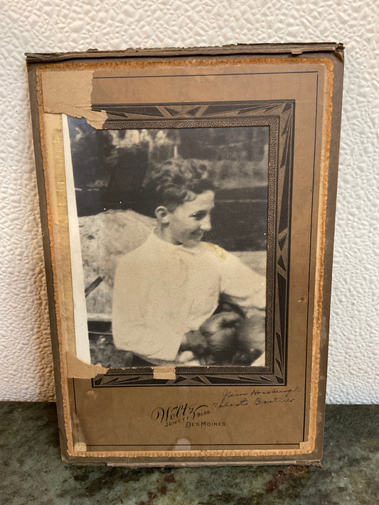 Vintage Woltz Studio Portrait Photograph