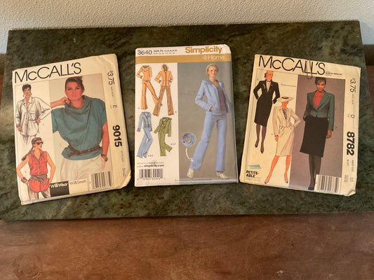 Bundle of 3 Sewing Patterns