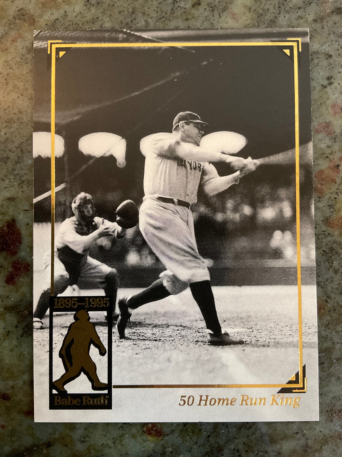 1995 Megacards Babe Ruth Home Run King Baseball Card