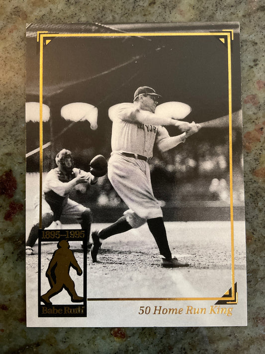 1995 Megacards Babe Ruth Home Run King Baseball Card