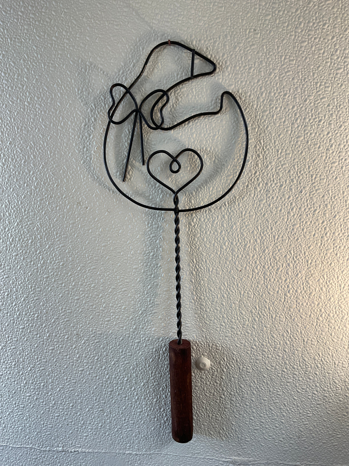 Vintage Goose Shaped Rug Beater