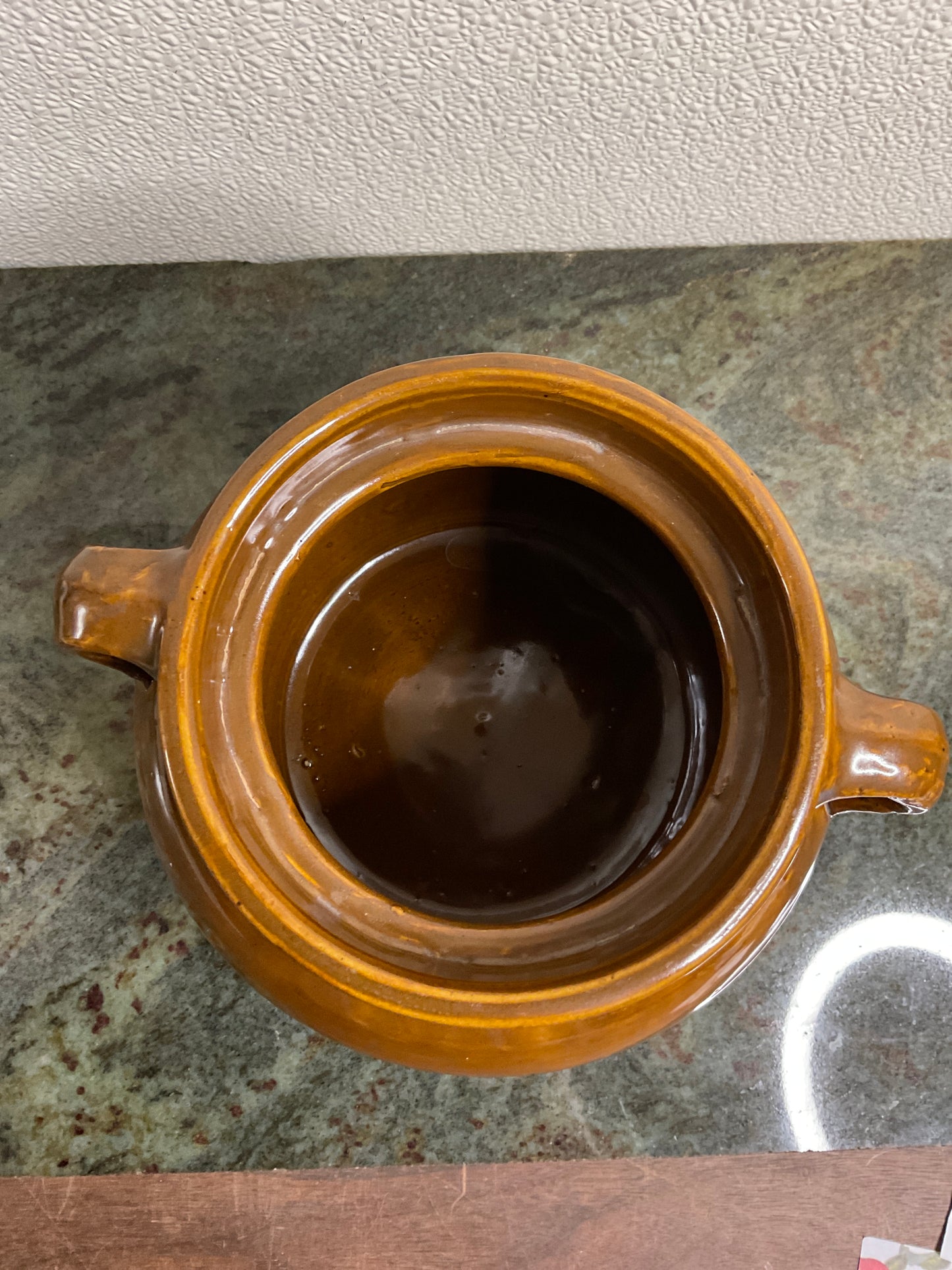 Vintage Baked Bean Pottery Pot