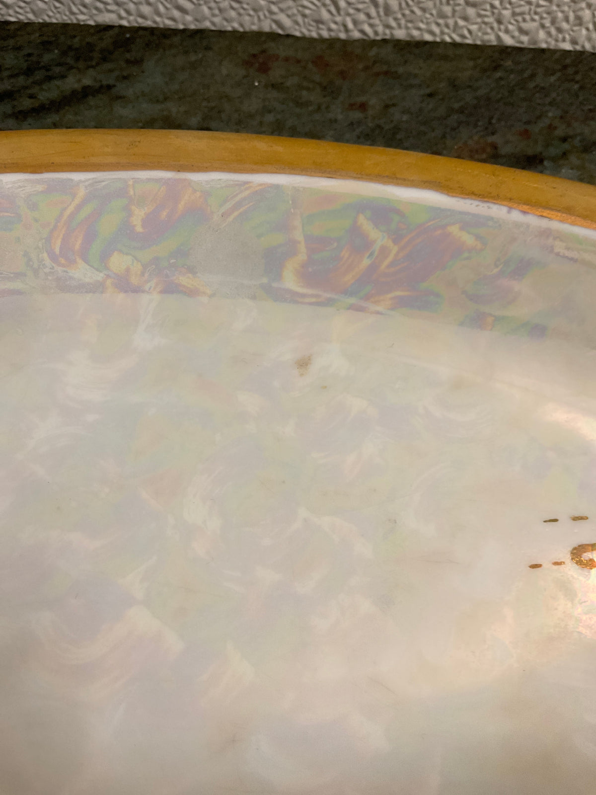Art Nouveau Lustreware Celery Dish