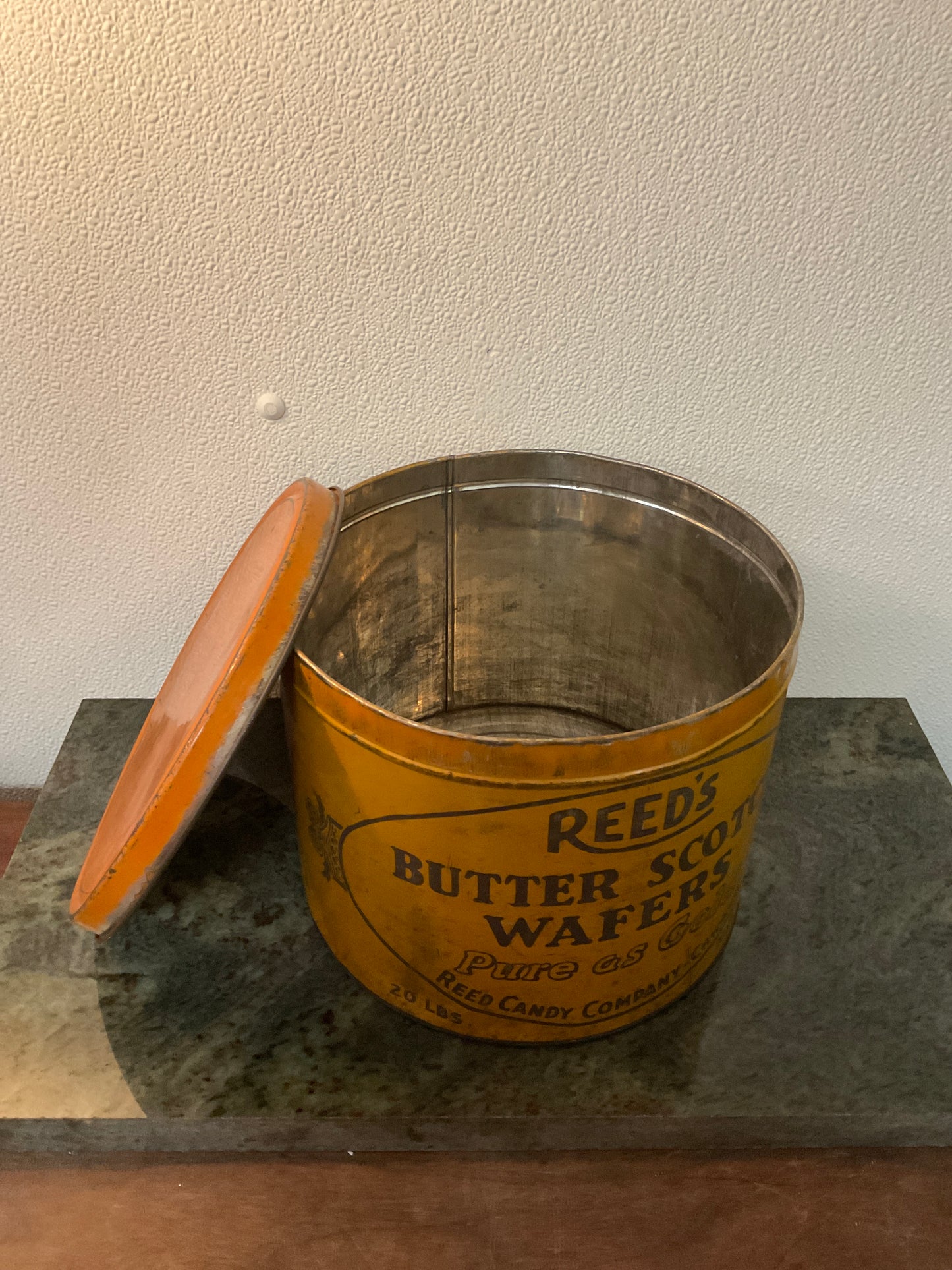 1950’s Reeds Butter Scotch Wafers Tin