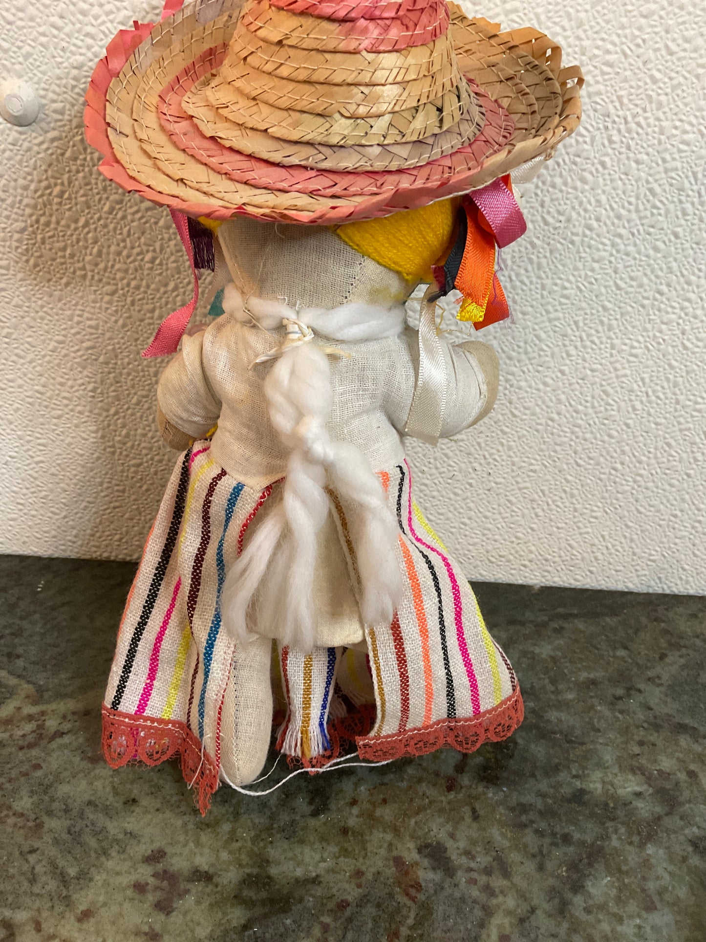 Handmade Mexican Folk Art Rag Doll