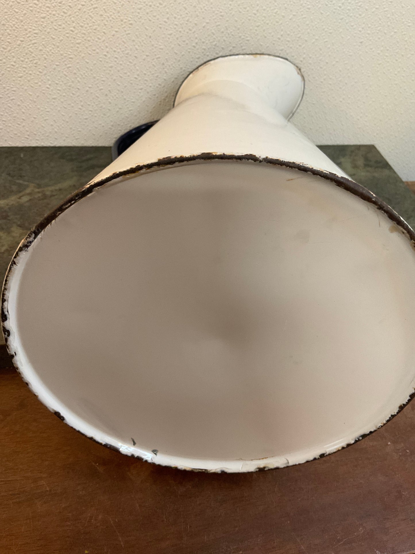 French Enamel Water Pitcher
