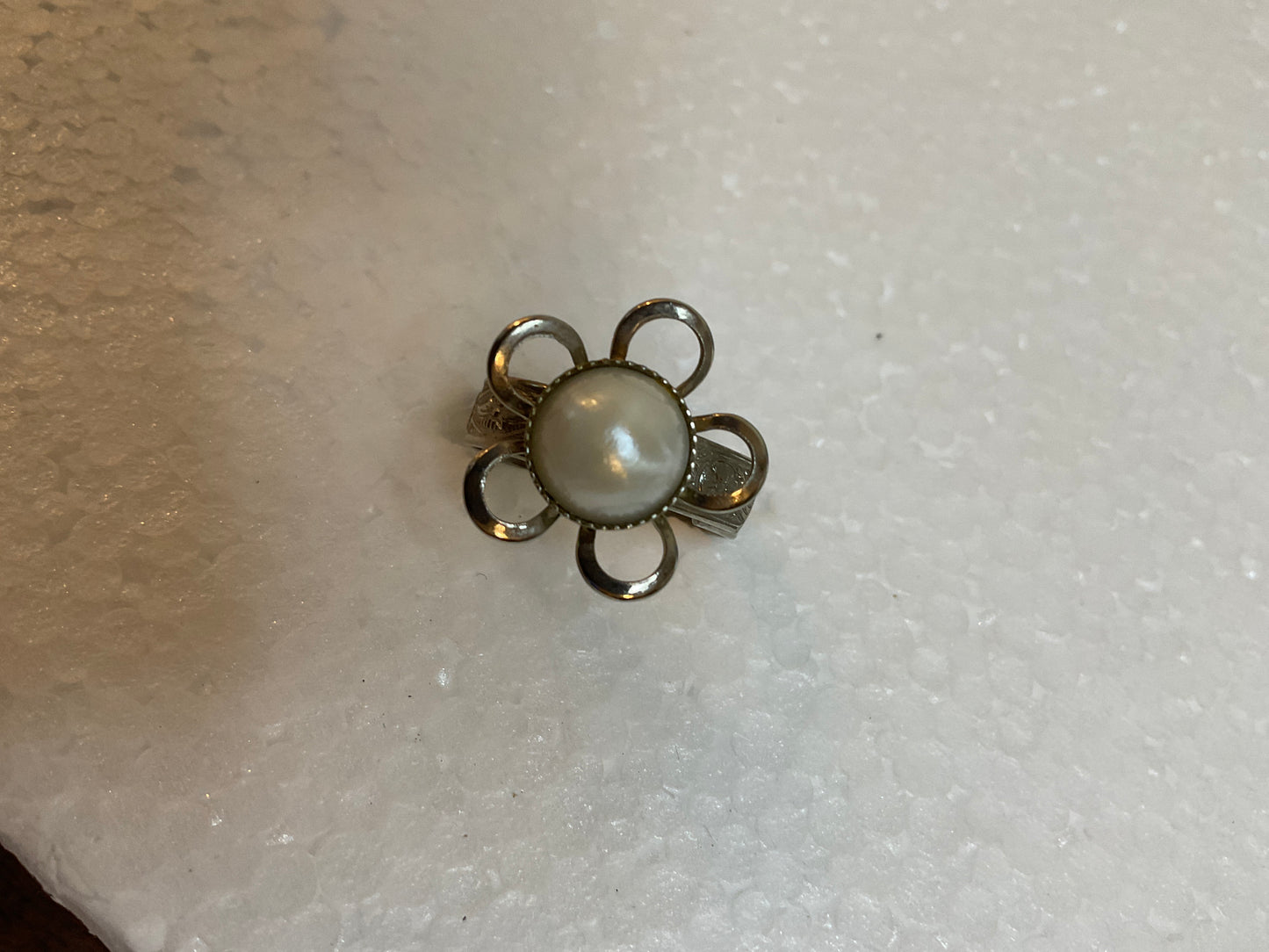 Vintage Faux Pearl Ring