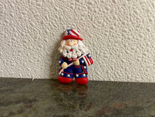 Uncle Sam Patriotic Figure Pin
