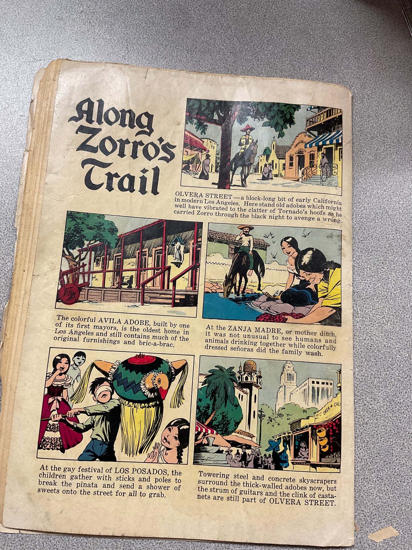 Comic Book Zorro Walt Disney