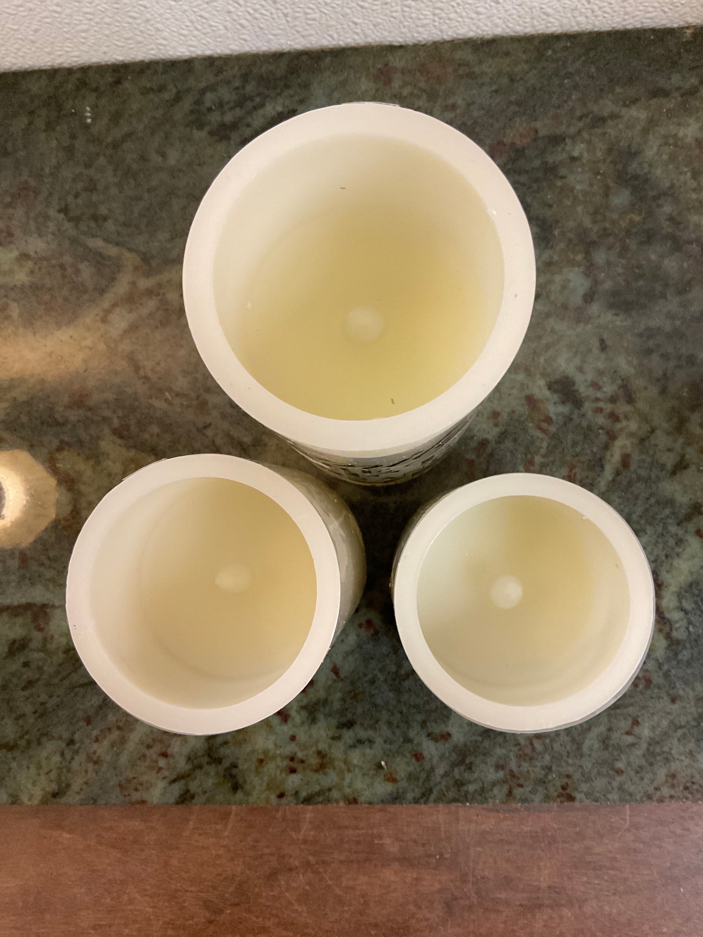 Set of 3 Flameless Candles with Timer