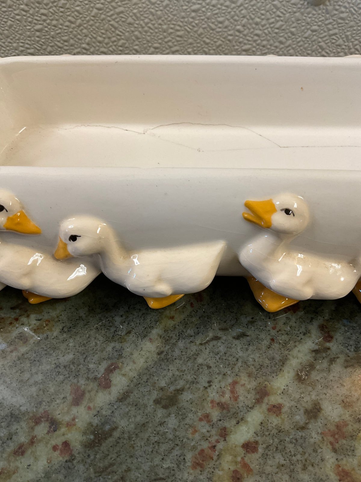Vintage Fitz and Floyd Mother Duck and Ducklings