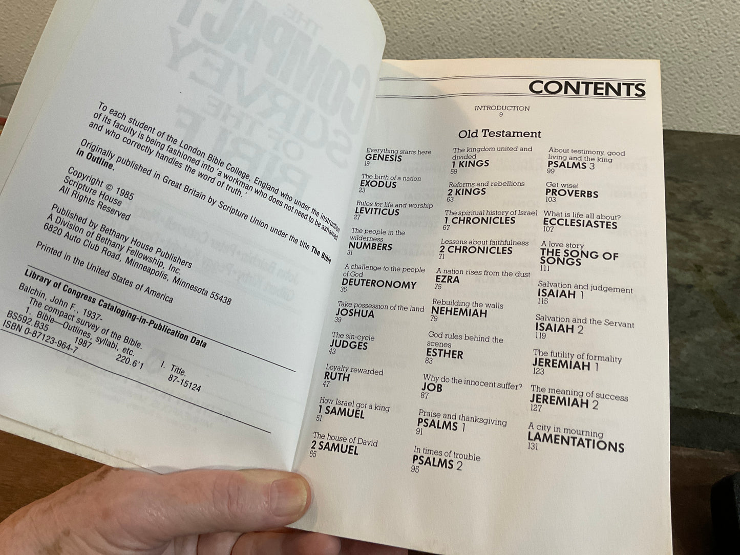1985 Compact Survey of the Bible