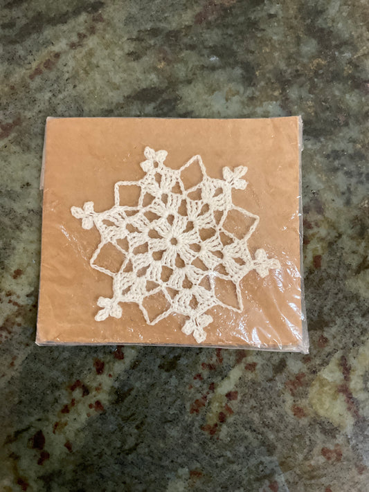 Starched Crochet Snowflake