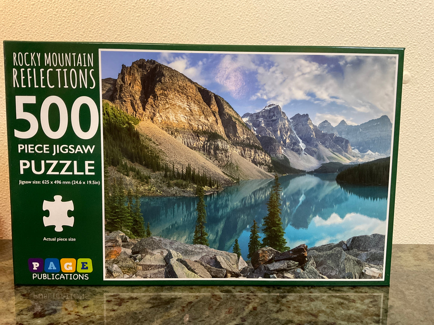 500 Piece Rocky Mountain Reflections Puzzle