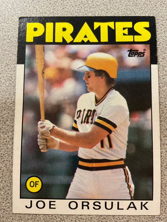 Baseball Card Joe Orsulak