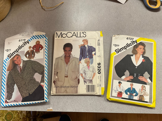 Bundle of 3 Sewing Patterns